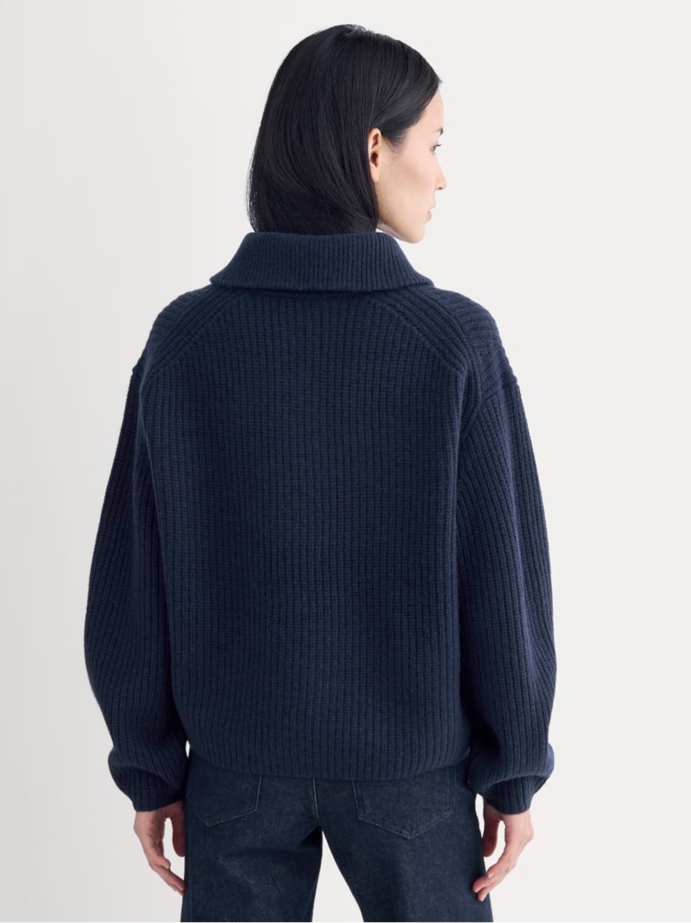 Everlane the Half Zip Sweater in Luxe Merino NWT - Picture 2 of 12
